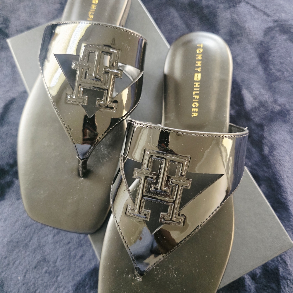 Tommy Hilfiger Black Women's Sandals
